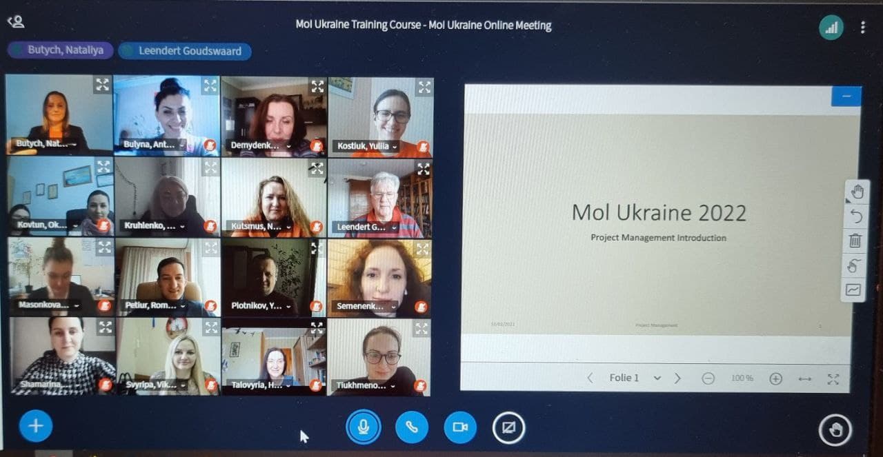 Під час тренінгу з проєктного менеджменту